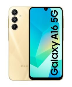 Samsung Galaxy A16 5G 6GB RAM, 128GB, Gold 6.5-Inch Super Amoled 50MP Triple Camera Android 14 Ip54 Nfc 5000mah Factory Unlocked All Countries - India Version
