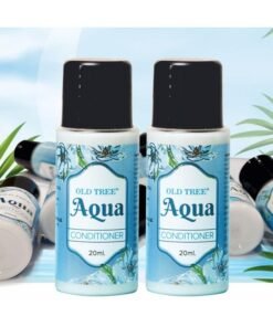 Old Tree Aqua Hair Conditioner Toiletries Kit 20ml - (Set of 100 Pcs) | Travel Size Conditioner for Travelling, Hotel, Guest House | Hotel Amenities and Accessories for Dry & Fizzy Hair