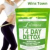 Wins Town 14 Day Detox Tea – Organic Herbal Slimming Tea for Digestion & Metabolism Support, Daily Detox & Natural Energy, 14 Tea Bags