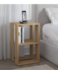 MODERN HOME End Table for Living Room & Bedroom – 30×30×55 cm Modern Side Table