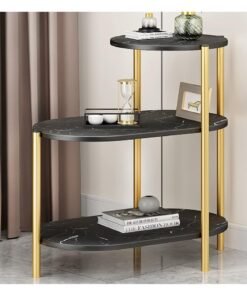 DubaiGallery Stone Dining Table Console Desks Library Low LowDeskside Table Home Decor Metal Decor Para El Hogar Nordic Decoration
