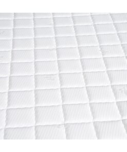 DANUBE HOME Cozy Pillow Top Foam Queen Mattress Firm Feel Ortho Medical White/Red 200x150x23cm - Image 4