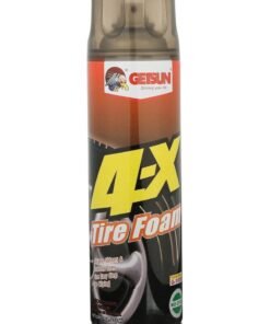 Getsun 4X Tire Foam Cleaner - 650ml | Cleans, Shines & Protects Tires | No Wiping Require
