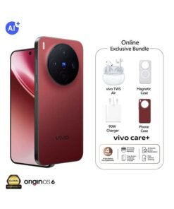 vivo X300 5G Dual SIM Summit Red 16GB RAM 512GB With Exclusive Magnetic case + vivo TWS Air 30 Months Warranty + 1 Year Screen Replacement - Middle East Version