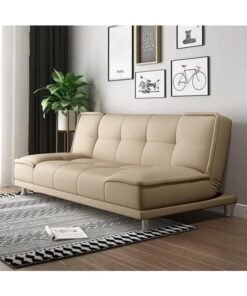 Ripple FURNITURE Uae Homes Fabric Sofa Bed for Living Rooms, Apartments, Offices, 185 cm (Beige)