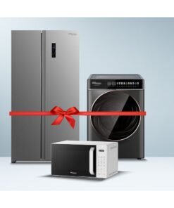 SUPER GENERAL 600 liters Gross side by side Refrigerator SGR710SBSSSE + 10 KG Washer & 6 KG Dryer Combo SGW10650CMBDDS + 20 liters digital Microwave SGMM922DW SGR710SBSSSE + SGW10650CMBDDS + SGMM922DW INOX
