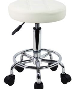 Meishida Round Rolling Stool Height Adjustable Drafting Chair SPA Salon Shop Stools with Wheels Office Chair