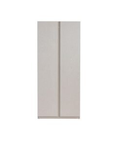Infinity 2 Door Wardrobe With Shelves | Modular Wardrobe | Modern Design Storage For Bedroom L100xW59xH230cm - L.Taupe