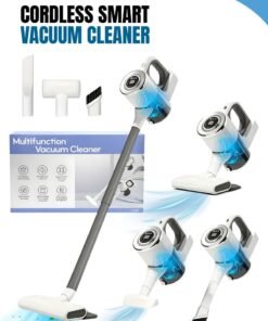 JUNI Cordless Vacuum Cleaner for Home & Car – 2-in-1 Stick & Handheld Wireless Vacuum, Lightweight Rechargeable Vacuum Cleaner for Tiles, Sofa & Mattress Cleaning