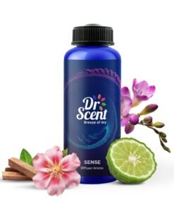 Dr Scent Breeze of Joy Aroma Oil Diffuser – Sense | UK-Made Fragrance with Bergamot, Nectarian, Jasmine, Freesia, Amber & Sandalwood | Ideal for Offices, Homes, Hotels & Spas (500ml)