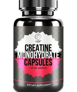 noble nature Creatine Monohydrate Capsules - 120 Veg Capsules