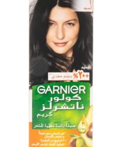 garnier Color Naturals Nourishing Permanent Hair Color, Natural Long-Lasting Shiny Color, 1.0 - Black Black Noir 112ml