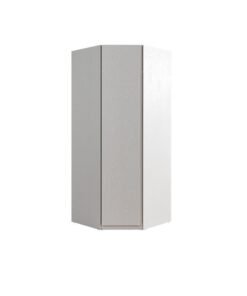 Infinity Corner Wardrobe With Hanger And Shelves | Modular Wardrobe | Modern Design Storage For Bedroom L95xW59xH230cm - L.Taupe