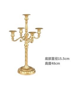 Iron Candlestick Decoration Hotel Wedding Props Candle Cup Home Living Room Decoration Metal Candle Holder