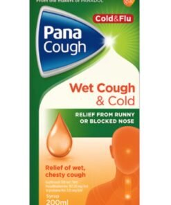 Pana Cough, Cold & Flu, Wet Cough & Cold Syrup - 200ml