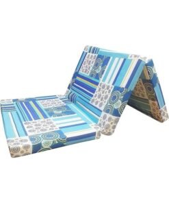 Harmony Home Folding Foam Mattress - 180 x 90 x 7 cm (Multi Color)