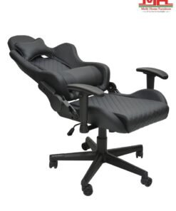 Multi Home Furniture Black Gaming Chair with Foot Rest | Ergonomic Chair & Recliner Chair with Headrest & Lumbar Support | High-Back PU Leather 360° Swivel Chair & Office Chair for Gaming PC & Home - Image 4