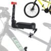 GROIC Child Bike Seat, Kids Bike Seat with Handlebar Attachment, Detachable Front Mounted Child Bicycle Seats with Foot Pedals for  Children from 1 to 8 Years Old, Suitable for Square Tube Bicycles