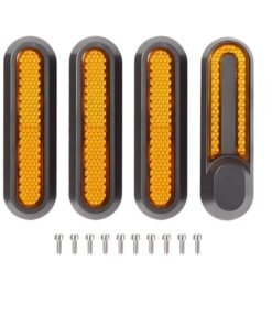 FIRST PRO Reflective Decorative Side Cover with Screws for Xiaomi M365 PRO PRO 2 1S Essential Lite Electric Scooter Strips Front and Rear Wheels Accessory Kit