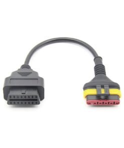 OBD2 6-pin Diagnostic Code Reader Adapter Scanner Cable For Benelli Motorcycle Diagnostic
