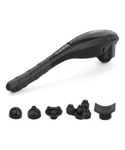 RENPHO Rechargeable Hand Held Deep Tissue Cordless Electric Percussion Body Massage With Portable Design, Black