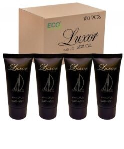 ECO Amenities Luxor Bath Gel 0.85 oz. – Bulk Hotel Amenities, Travel Size Shower Gel, Luxury Guest Toiletries for Hotels, Resorts, Airbnb & Spa – Case of 150 Tubes”