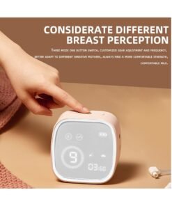 Alternative view of Be a better mom Wearable Double Electric Breast Pump with Lactation Function - Digital Display with Hands-Free and Lightweight Level 15 Pump, 180ml*2 Pcs Capacity, 2500mAh Battery, 3 Modes, and 9 Gears 53x35x57.2mm
