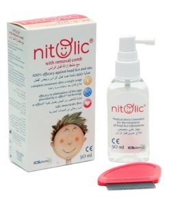 Nitolic with Removal Comb Lotion Spray 50ml for Head Lice and Nits