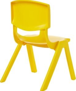 Cosmoplast Plastic Junior Deluxe Chair  38 x 32 x 53cm- (Yellow) Yellow 38 x 32 x 53cm - Image 3