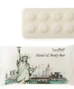 Travelwell ECO Amenities Bar Soap Bulk 300 Pack 10 oz Rectangular Travel Size Soap Bars Individually Wrapped for Hotels and Motels Great for Vacation Rental and Airbnb Toiletries or Hygiene Kits Supplies