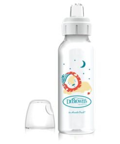 Dr. Brown’s 8 Oz/250 Ml Anti-Colic Pp Narrow Sippy Spout Bottle, Lion, 1-Pack