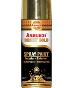 Asmaco Quick Drying Smooth Finish Premium Quality Durable High-Gloss Spray Paint Gold 400ml Gold 400ml