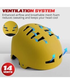 LAMAY Multi-Sport Scooter, Bicycle Helmet, Roller Skating Helmet, Skateboard Helmet for Adults, Youth & Kids | Kids Helmet, Bike Helmet for Men & Women | Impact-Absorbing Core (Size : L) - Image 3
