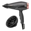 BaByliss Paris Hair Dryer | Salon-grade Motor With 2100w & Ionic Frizz-control | 6mm Ultra-slim Concentrator Nozzle With Lockable Cold Shot | Italian-made For Lasting Performance | 6709DSDE Black