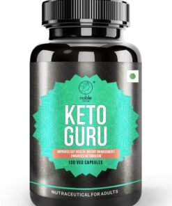 noble nature Keto Guru, Improves Gut Health, Wieght Management, Enhances Metabolism - 120 Veg Capsules
