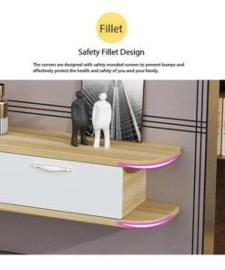 Alternative view of Floating TV Stand,TV Shelf,Modern Floating TV Console,Wall Mounted TV Cabinet, Entertainment Center with Storage for Bedroom Living Room