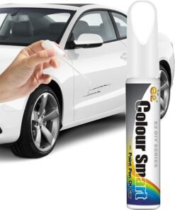 e2 Car Scratch Remover, Car Scratch Repair, Car Accessories Car Deep Scratch Remover, Scratch Remover For Vehicles, Universal Car Touch Up Paint For Deep Scratches, 12ml (White)