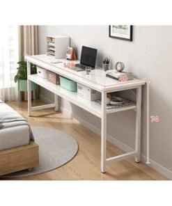 NKX Double Layer Computer And Home Desk Long Table 120 CM