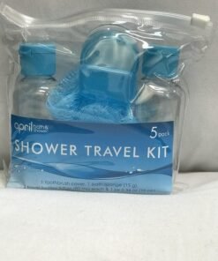 April Bath & Shower April Bath and Shower, Shower Travel Kit 5 pack, Multiple colors