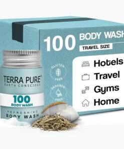 Terra Pure White Tea & Coconut Body Wash, Travel Size Hotel Amenities, 1 oz. (Case of 100)