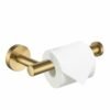 SYOSI Restroom Fixtures Brushed Gold Toilet Paper Holder, Bathroom, Wall Mount Durable SUS304 Stainless Steel, Modern Style, Toilet Paper Holder Modern Style, for Hotel Kitchen