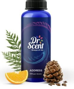 Dr Scent Breeze of Joy Diffuser Aroma Address – Velvet Cedar, Citrus, and Cedarwood Fragrance | Made in the UK (500ml) Perfect for Offices, Homes, Shops, Hotel Rooms & Small Lobbies
