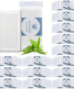 Kacctyen 600 Pcs 0.35oz Mini Bar Soap Bulk Individually Wrapped Bulk Hand Hotel Soap Bars Travel Size Toiletries for Hospitality Guest Bathroom Vacation Rentals