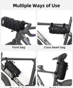 Motim Bike Bag Bicycle Bag Multifunction Bag, 2.5L Large Capacity Waterproof Mountain Bike Bag Cycling Accessories - Image 5