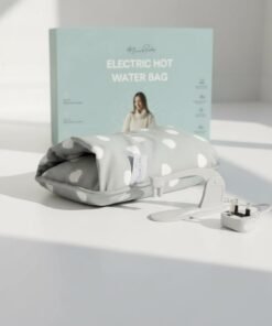 Breeze & Ripplez™ Dual comfort electric rechargeable heating water bag soft fleece cover for pain relief advanced leak proof technology fast heating large size