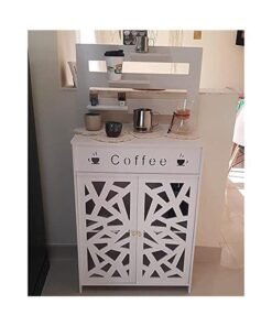 Coffee Table corner white, Livingroom Free Standing Corner Coffee Table