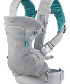 infantino 4-In-1 Kids Convertible Carrier With Comfortable Hip Seat And Buckle Strap - Grey