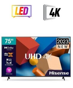 Hisense 75 inches 4K UHD LED Smart TV 75A62KS Black