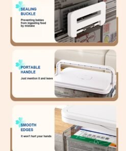 Alternative view of HomarKet 4-Tier Medicine Storage Box, Portable Medicine Cabinet, Portable First Aid Kit Container, Multipurpose Plastic Organizer with Handle for Home, Travel, Family Emergencies