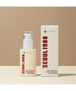 SEOUL 1988 Serum: 2% Retinal Liposome + Black Ginseng, 30ml/1.01oz | 58% Black Ginseng Extract with Retinal, Bakuchiol, Vitamin C, and 3 Peptides for Wrinkle Care | Korean Skin Care